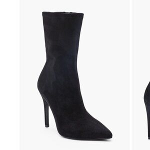 Scarlette  Heeled Bootie Black Caviar Size US 7.5 NWB